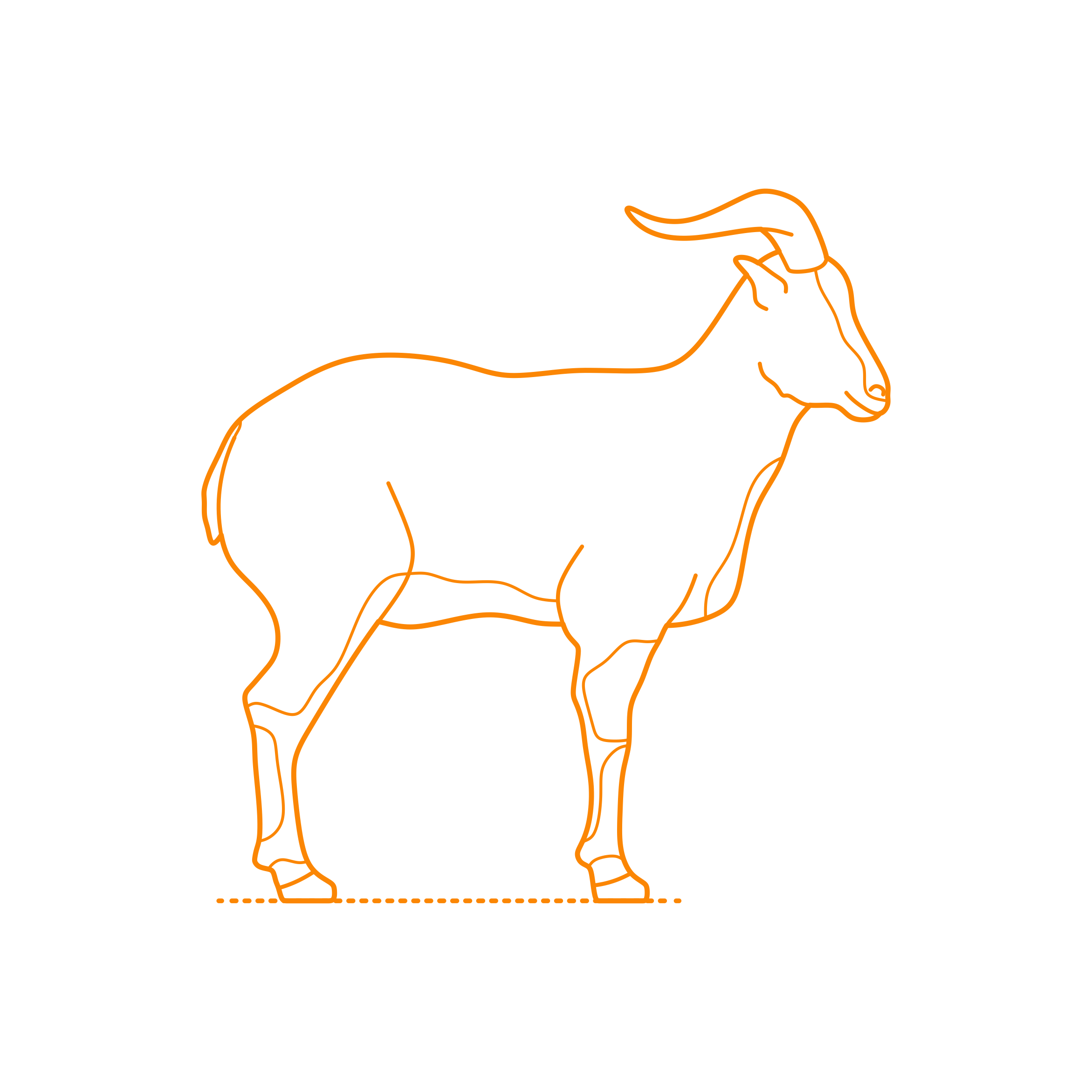 Animals Caprids Bharal Icon Svg Vector Free Vectors